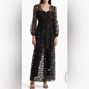 Julia Jordan | Floral Overlay Jacket Sz 12